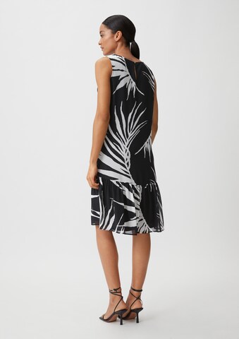 COMMA Kleid in Schwarz: Rückseite