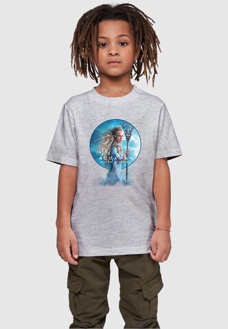 ABSOLUTE CULT Shirt 'Aquaman - Queen Of Atlanna' in Grijs: voorkant