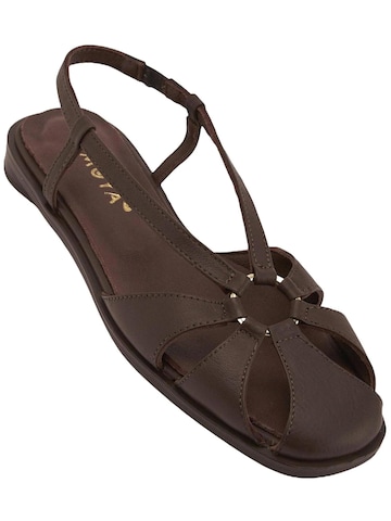 Limoya Sandals 'Damensandalen' in Brown: front