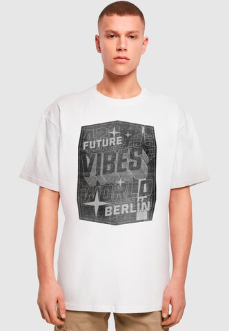 DEF Shirt 'VibesBerlin' in White: front