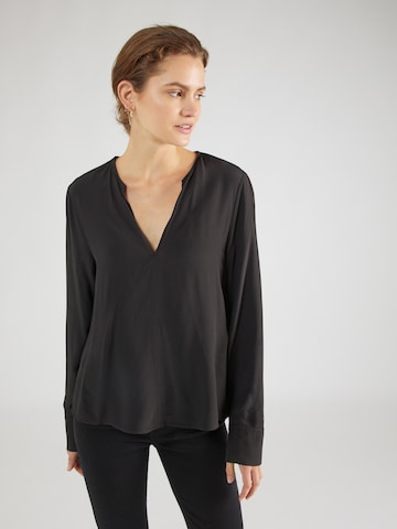 TOMMY HILFIGER Blouse in Zwart: voorkant