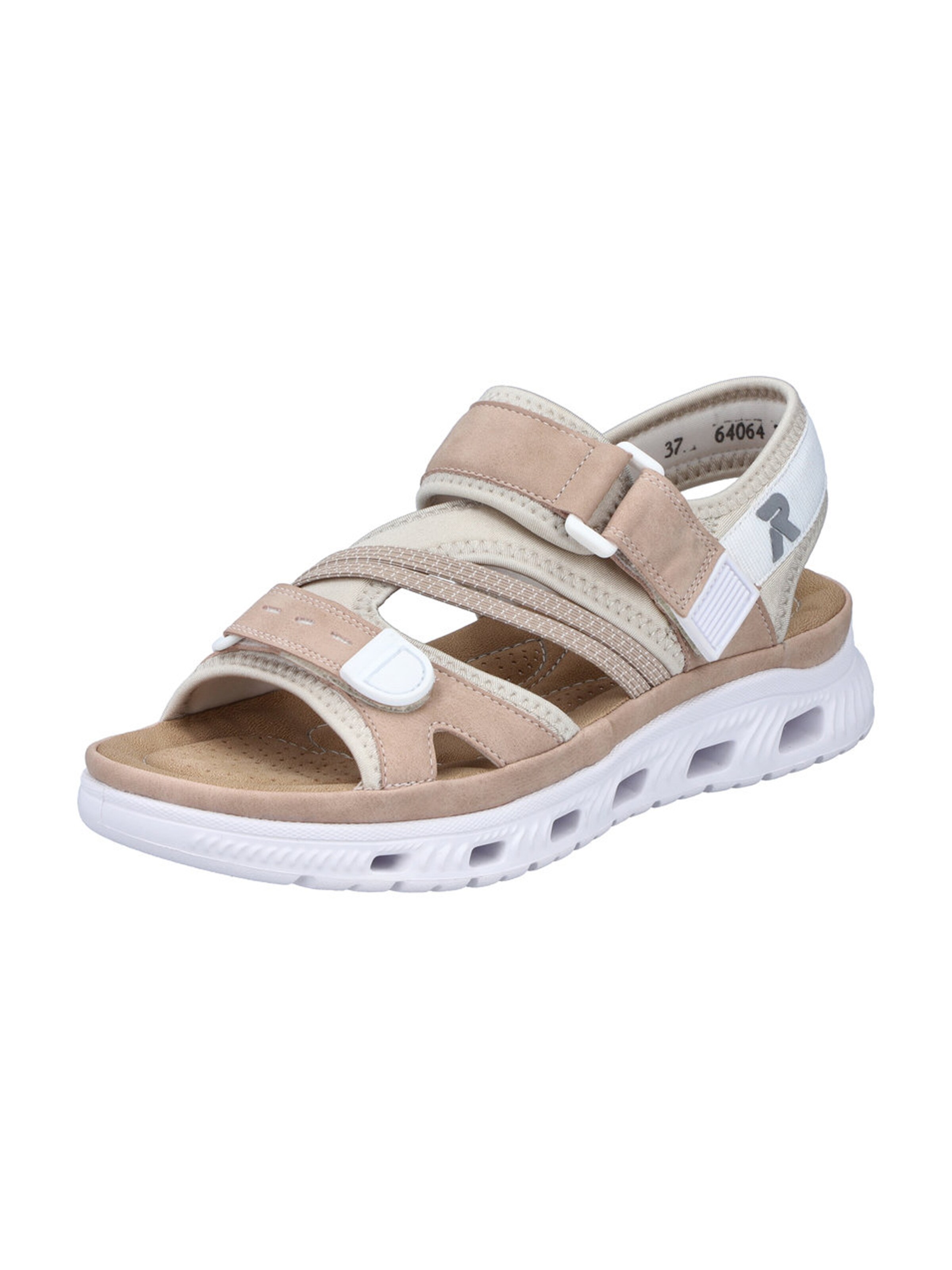 Rieker Sport Sandal i rosa: framsida