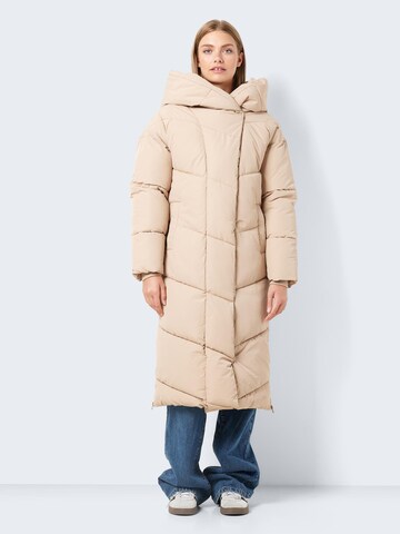 Manteau d’hiver 'TALLY' Noisy may en beige : devant