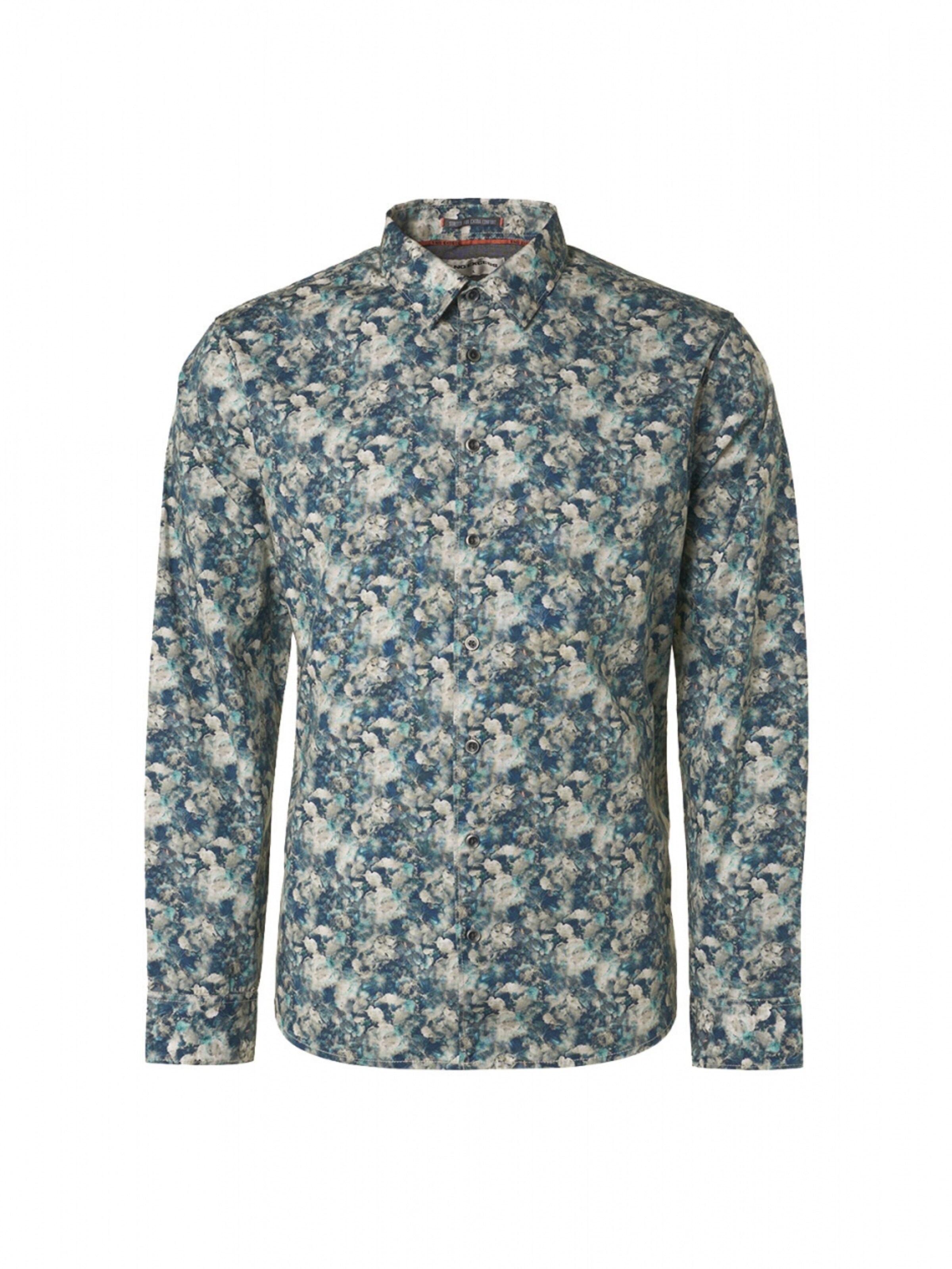 No Excess Regular fit Button Up Shirt in Grey: front