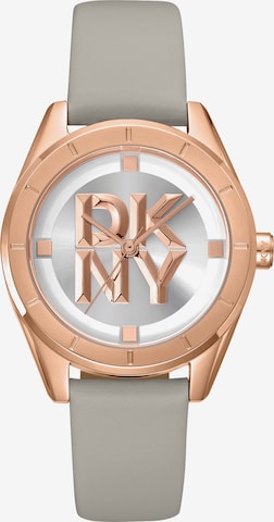 DKNY Quarzuhr 'Chambers Midi' in Grau: Vorderseite