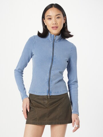 WEEKDAY Knit cardigan 'Tina' in Blue: front