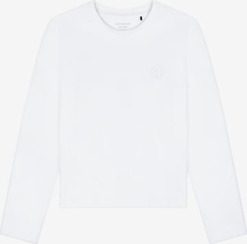 T-shirt ' SCHIESSER 150 YEARS ' SCHIESSER en blanc : devant