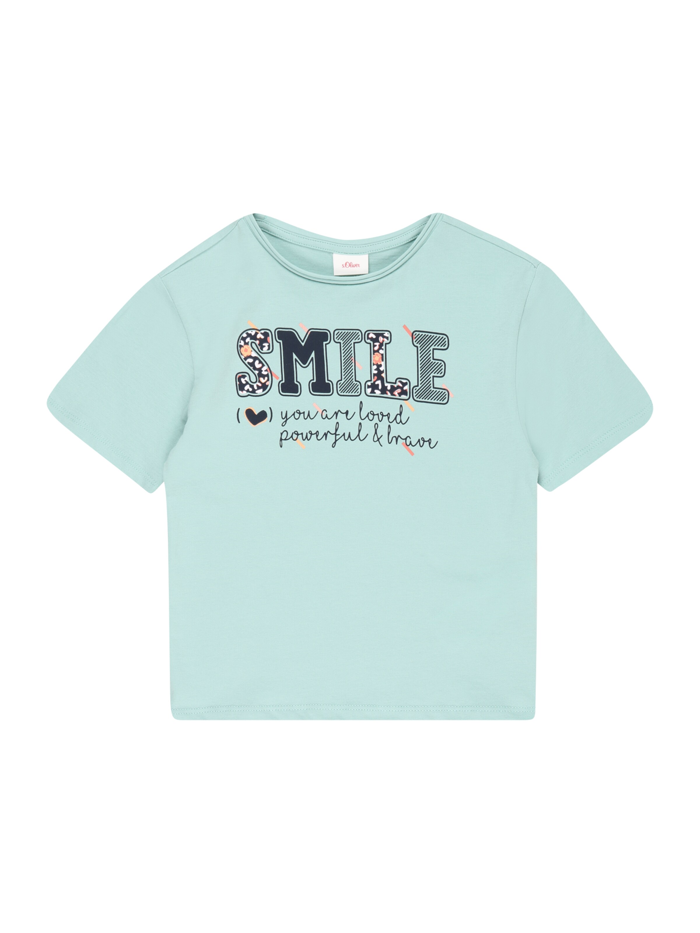 Kinder Kids (Gr. 92-140) s.Oliver T-Shirt in Mint - AZ99768