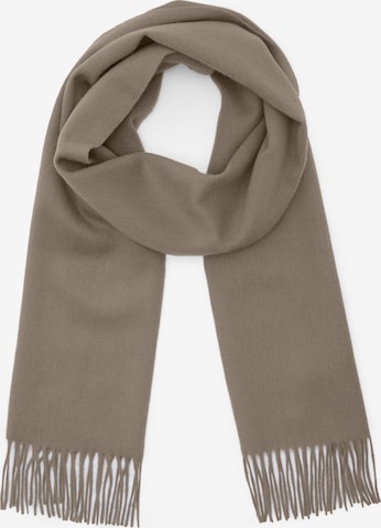 Matinique Sjaal in Bruin: voorkant