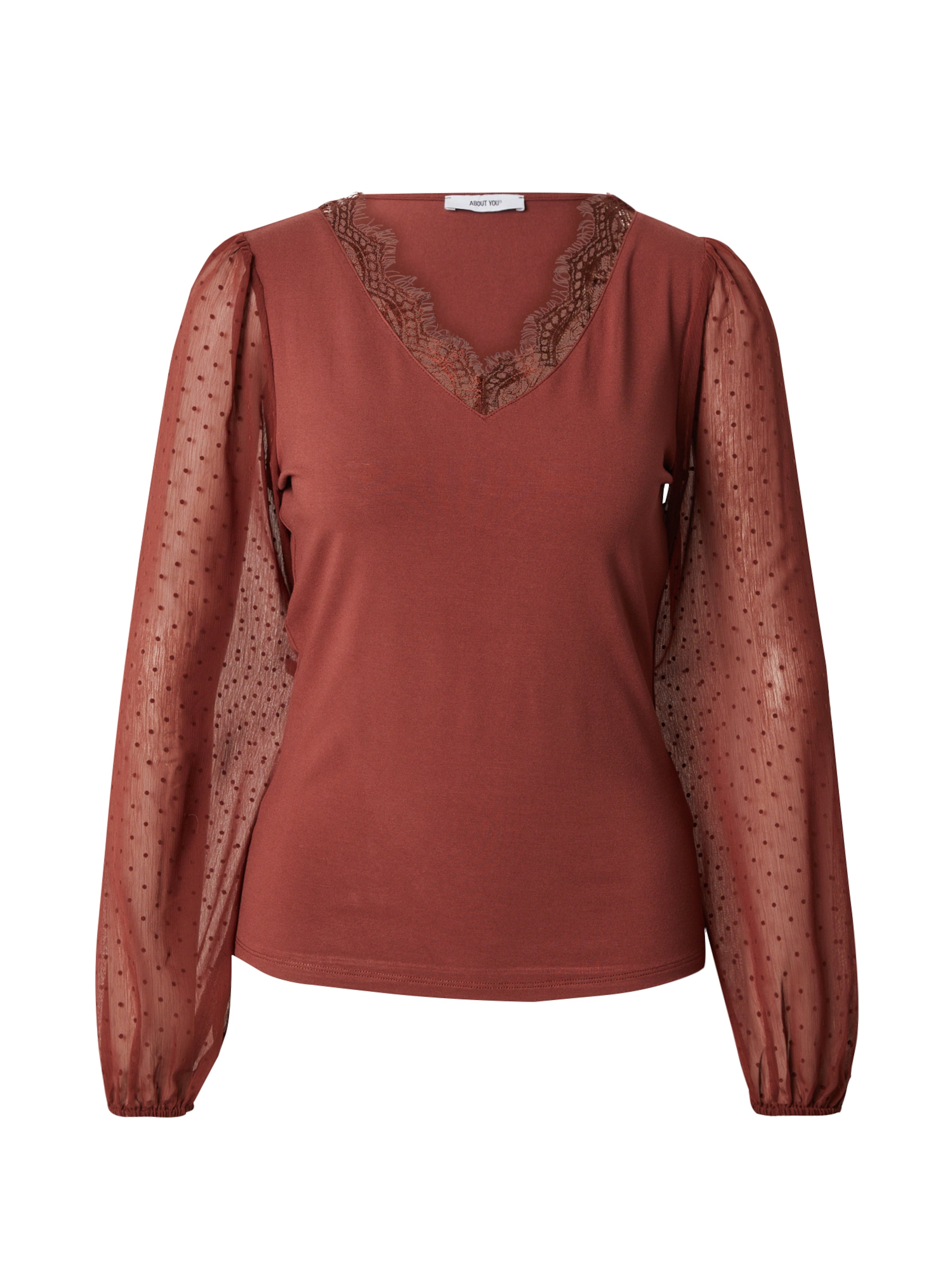 ABOUT YOU Tričko 'Meline' - Červená: predná strana