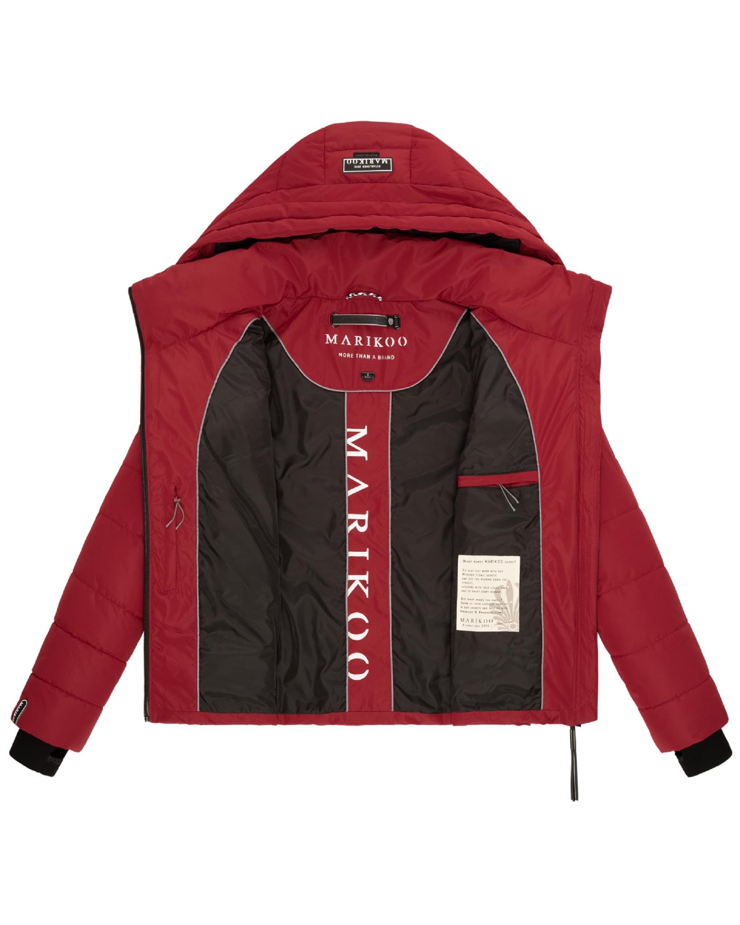 Veste d’hiver MARIKOO en rouge