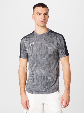 UNDER ARMOUR - Camiseta funcional 'Challenger' en gris: frente