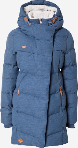 Ragwear Wintermantel 'PAVLA' in Blauw: voorkant