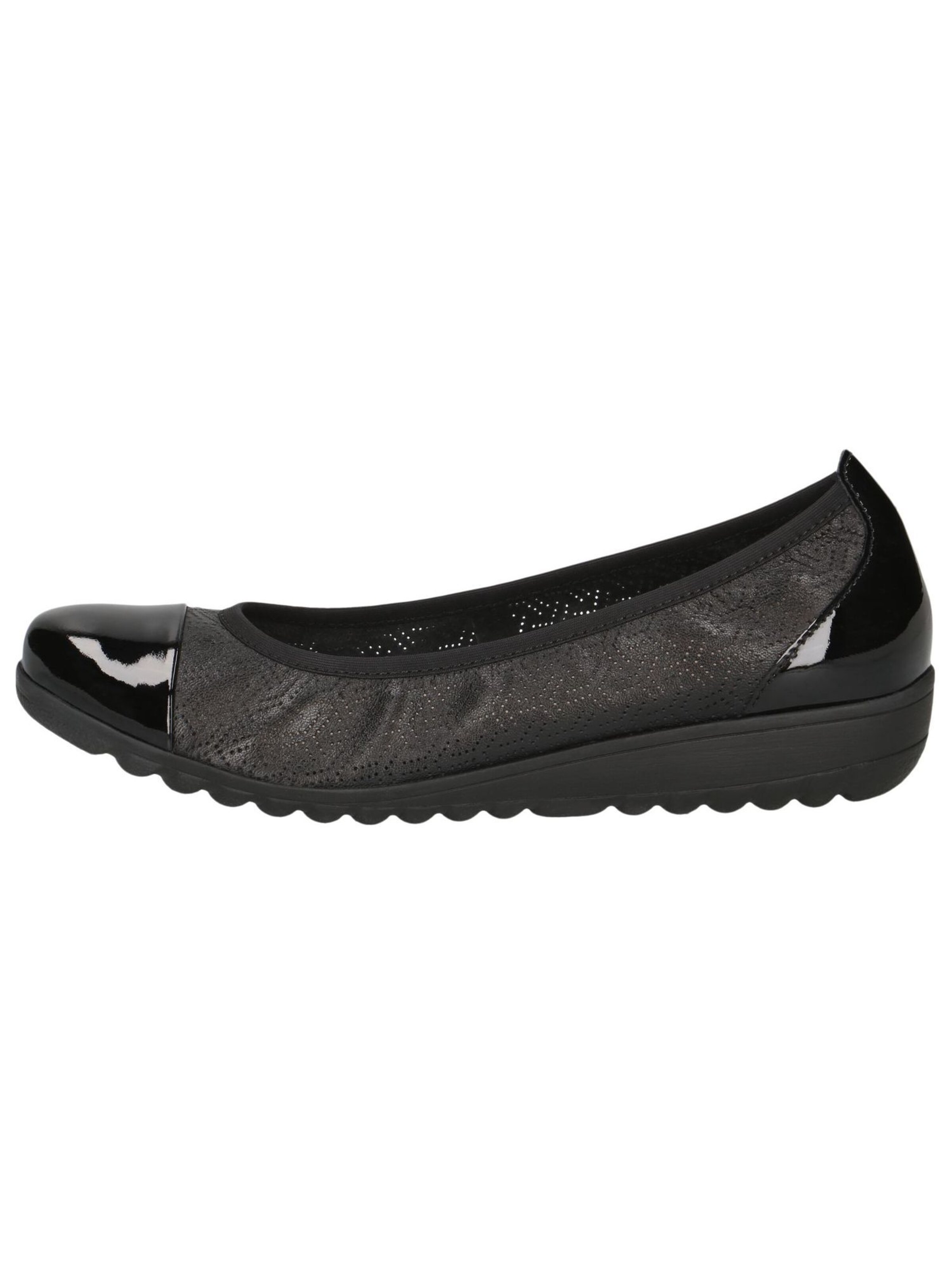 CAPRICE Ballet Flats in Black