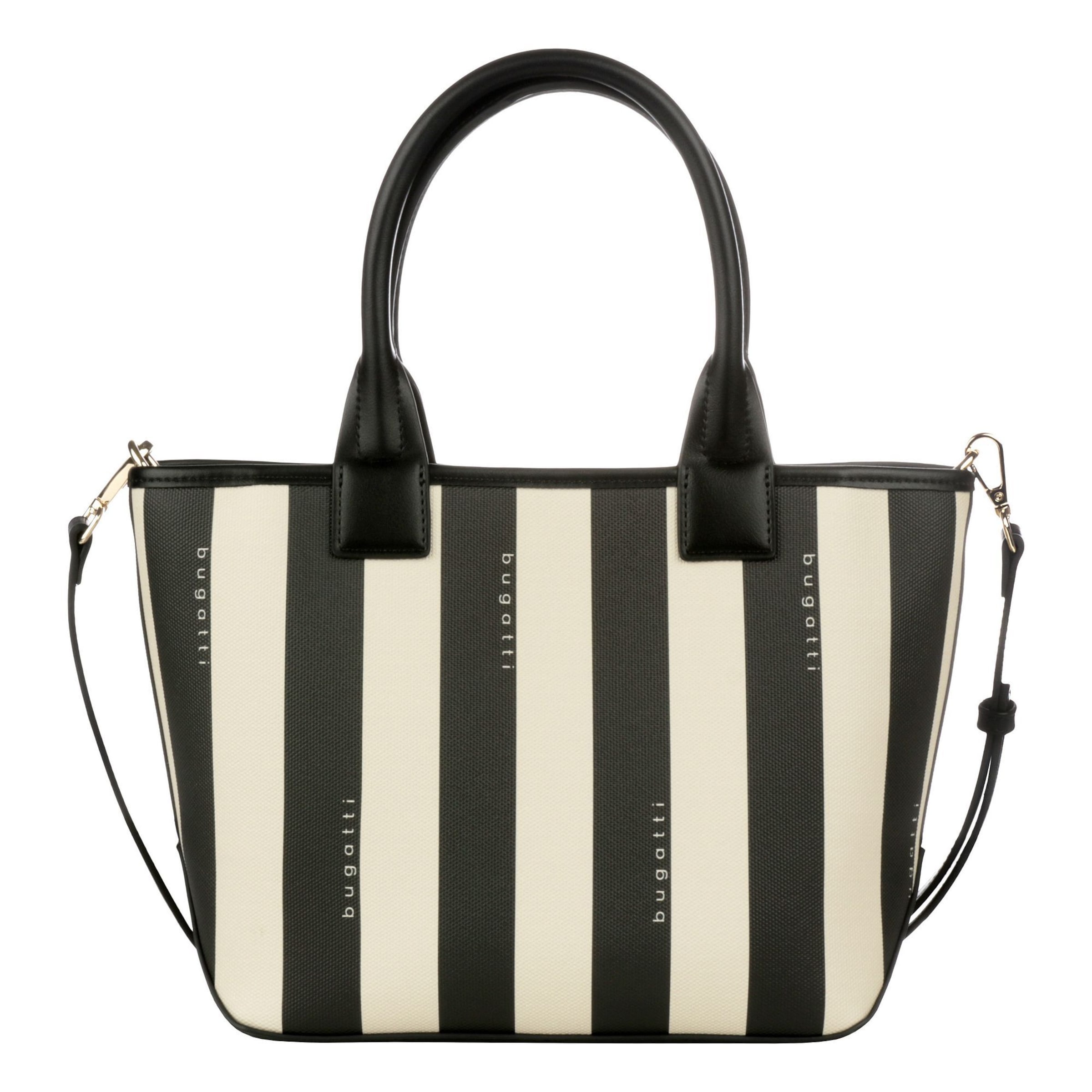 Shopper di bugatti in nero: frontale