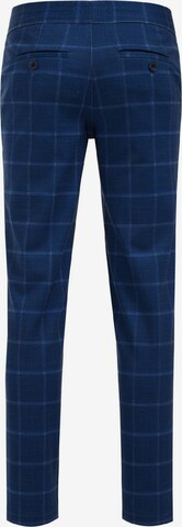 WE Fashion Slimfit Broek in Blauw