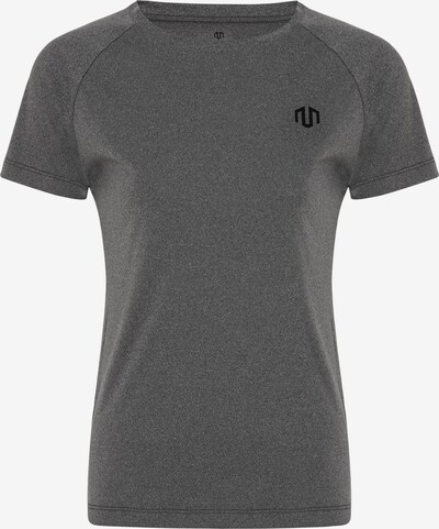 MOROTAI T-shirt fonctionnel 'Naka' en gris foncé / noir, Vue avec produit