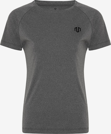 T-shirt fonctionnel 'Naka' MOROTAI en gris : devant