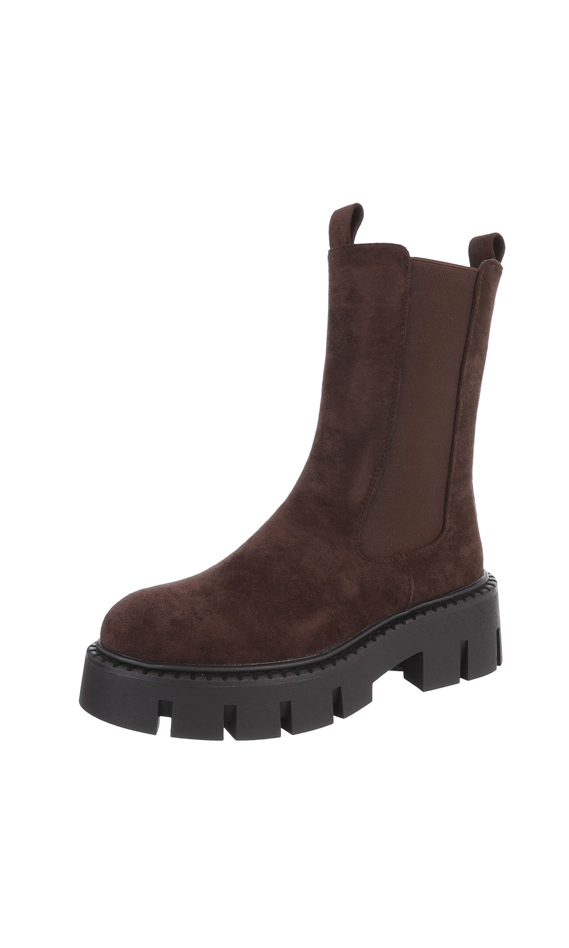 Ital-Design Stiefelette in 36 in schoko, Produktansicht