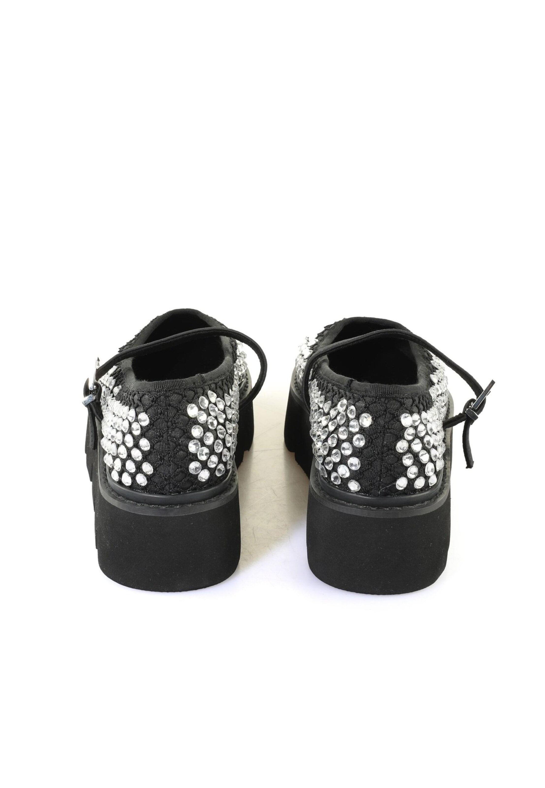 BUFFALO Ballet Flats with Strap 'Darya' in Black