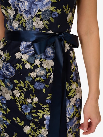 Adrianna Papell Evening dress 'Cascading Floral Column Gown' in Blue