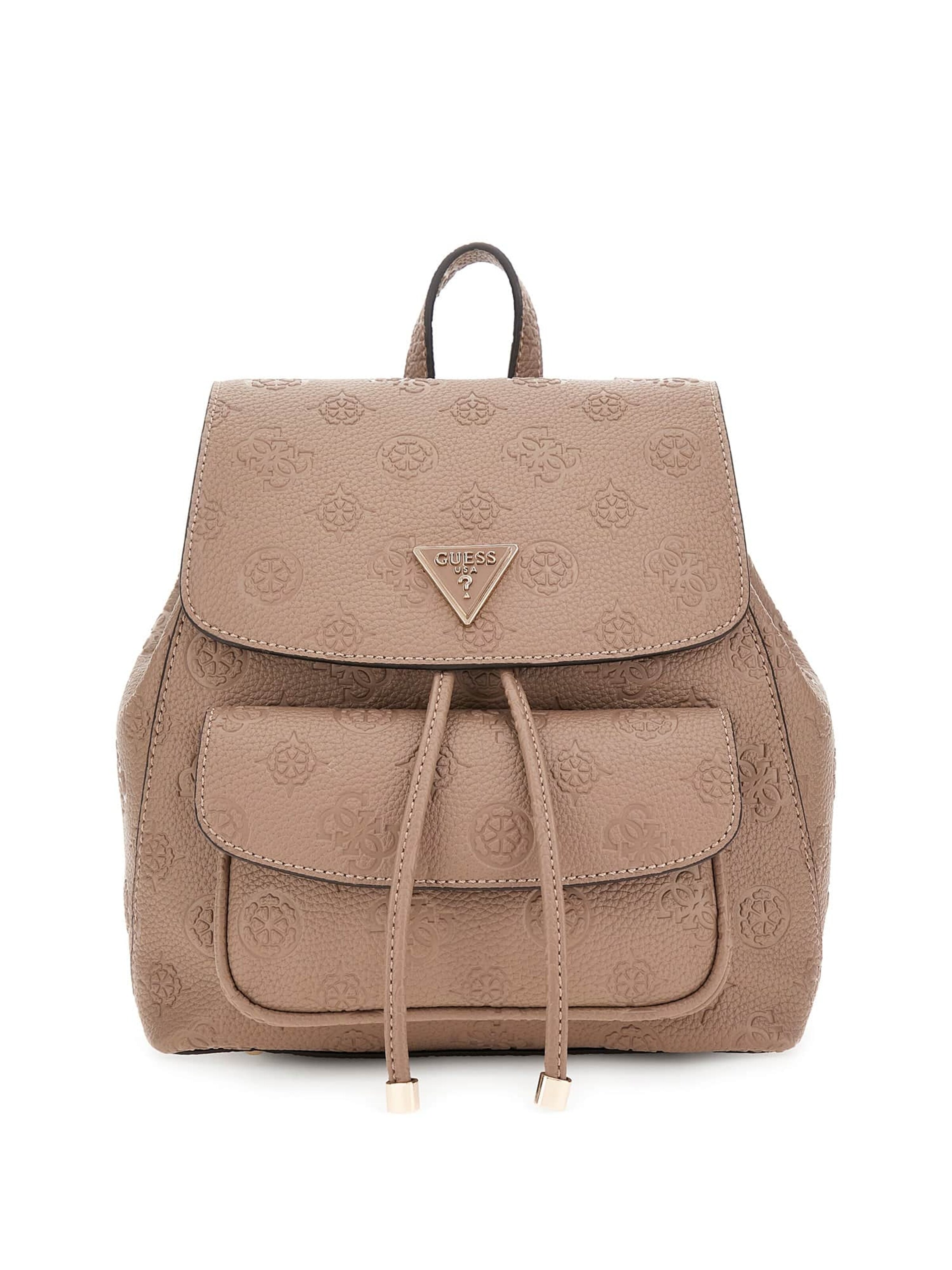 GUESS Backpack 'Cresidia' in Beige: front