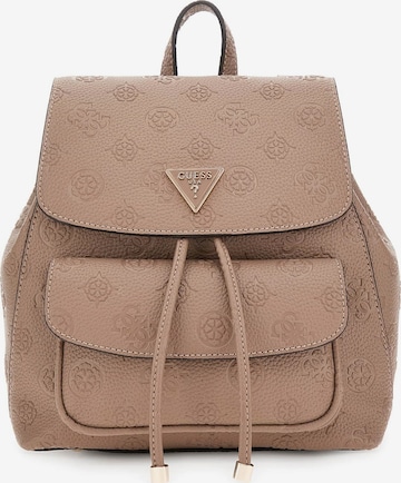 GUESS Backpack 'Cresidia' in Beige: front