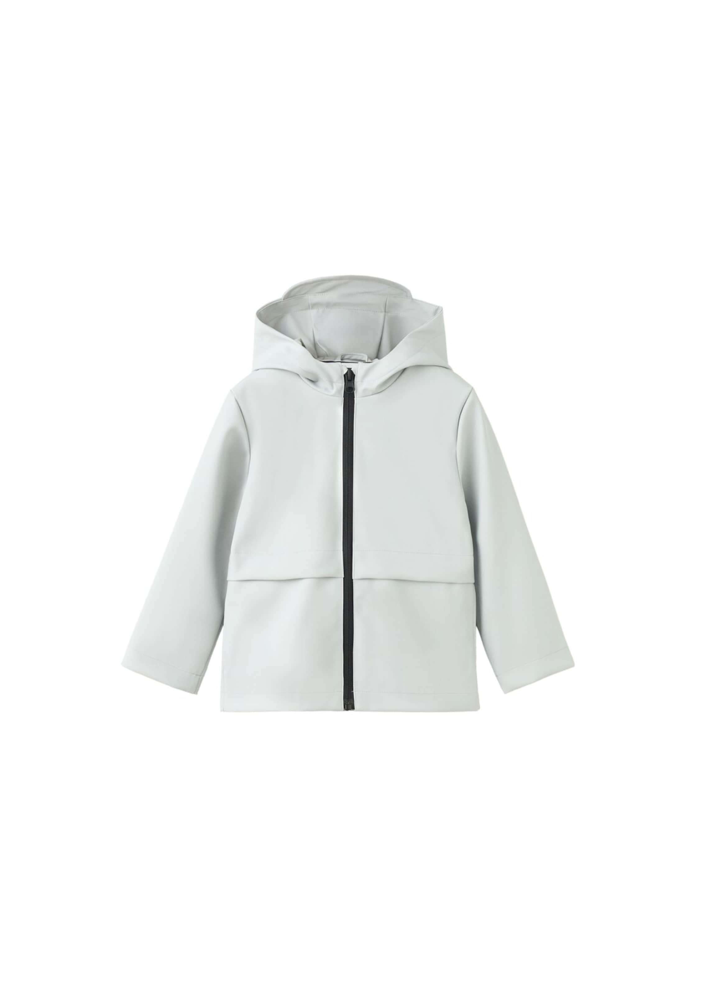 MANGO KIDS Winter Jacket 'Fisher' in Grey: front