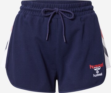 Hummel Sportbroek 'Durban' in Blauw: voorkant