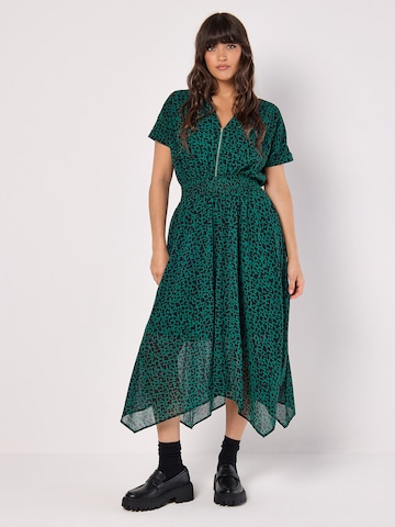 Apricot Dress in Green