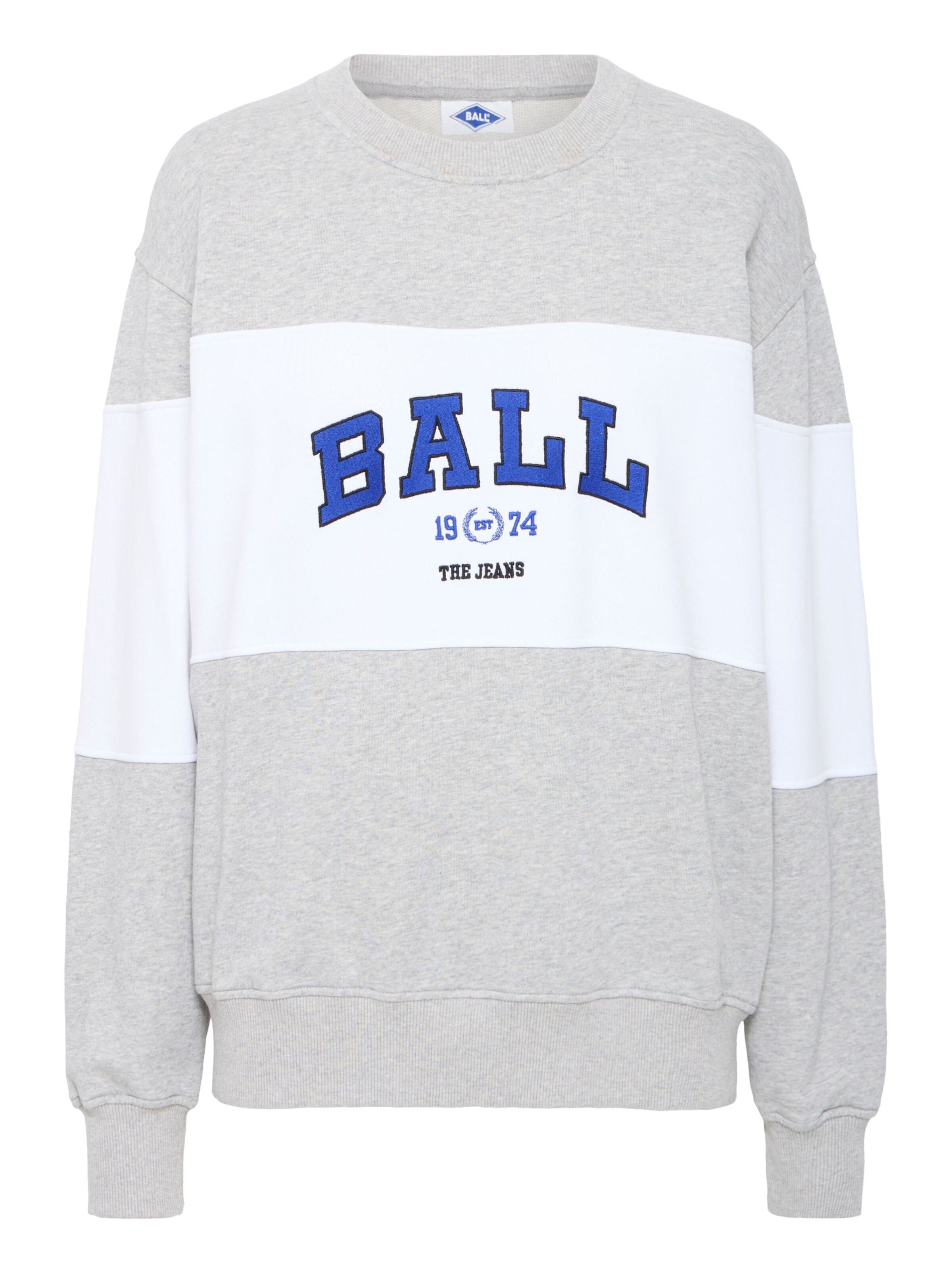 Ball Sweatshirt 'Montana' in Grey: front