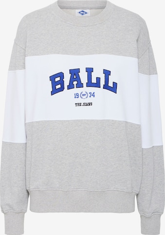 Sweat-shirt 'Montana' Ball en gris : devant