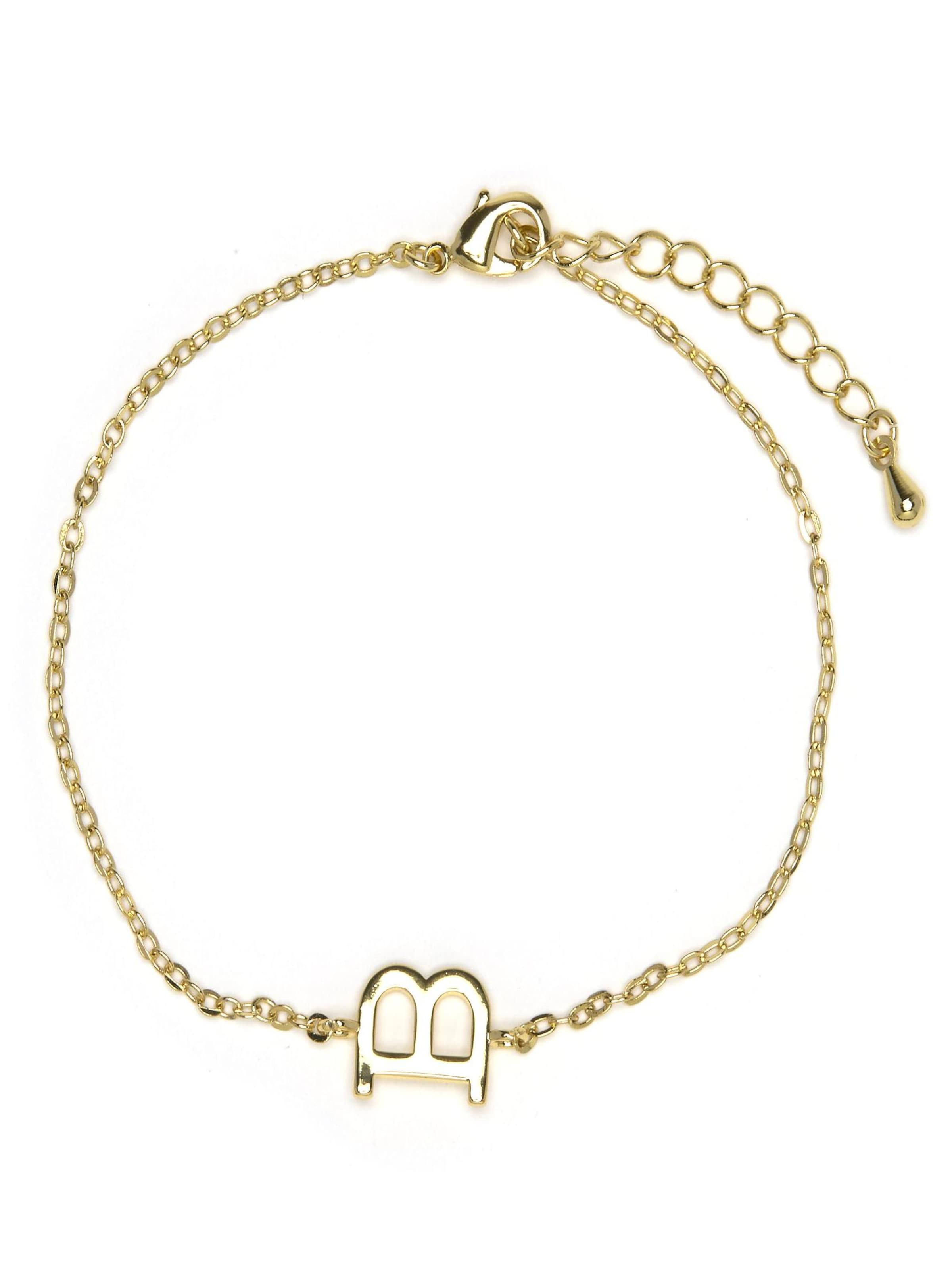 Luxenter Bracelet 'Alphabet B' in Gold