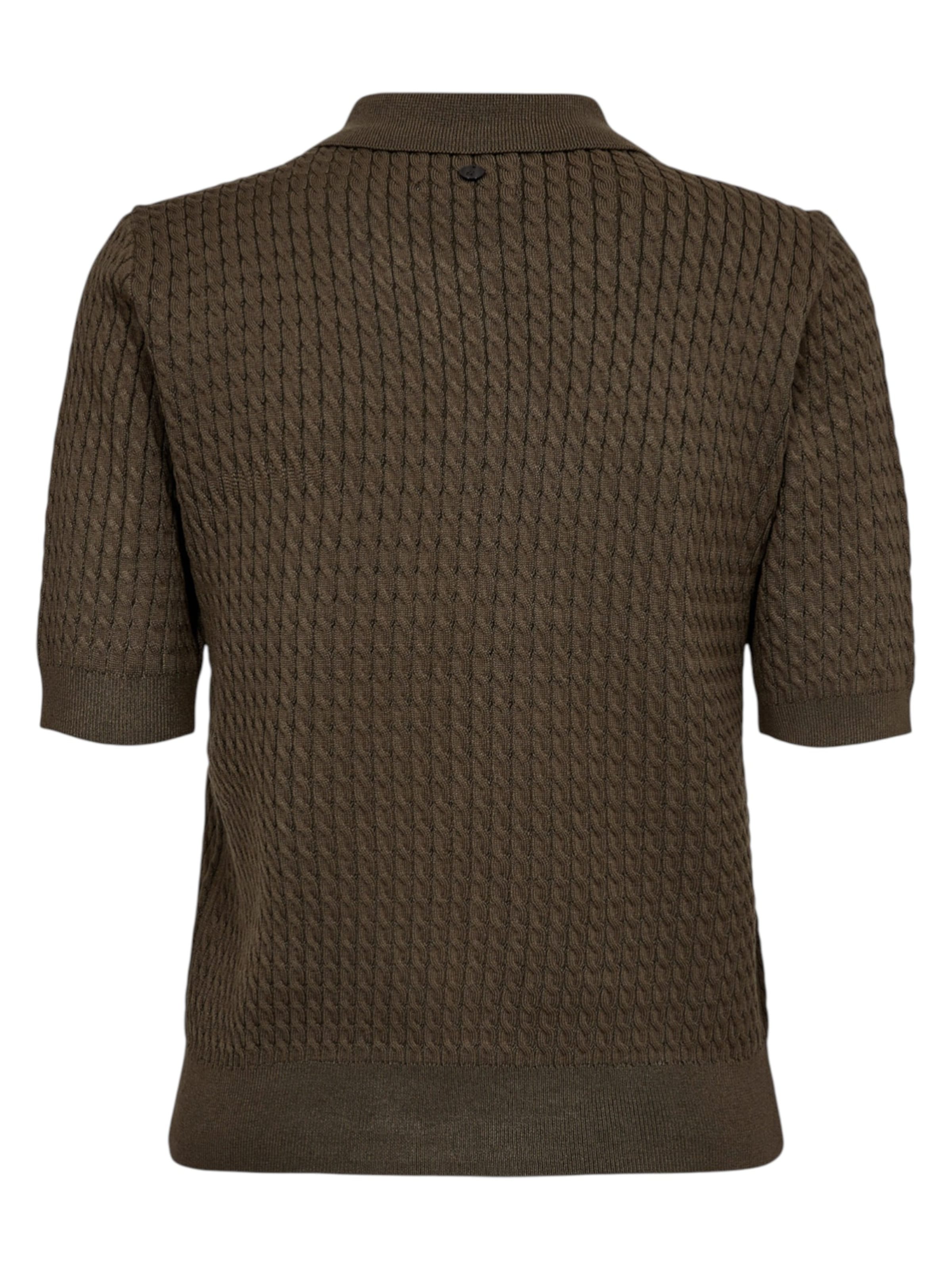 Pulover 'NUALETTE POLO' de la NÜMPH pe verde