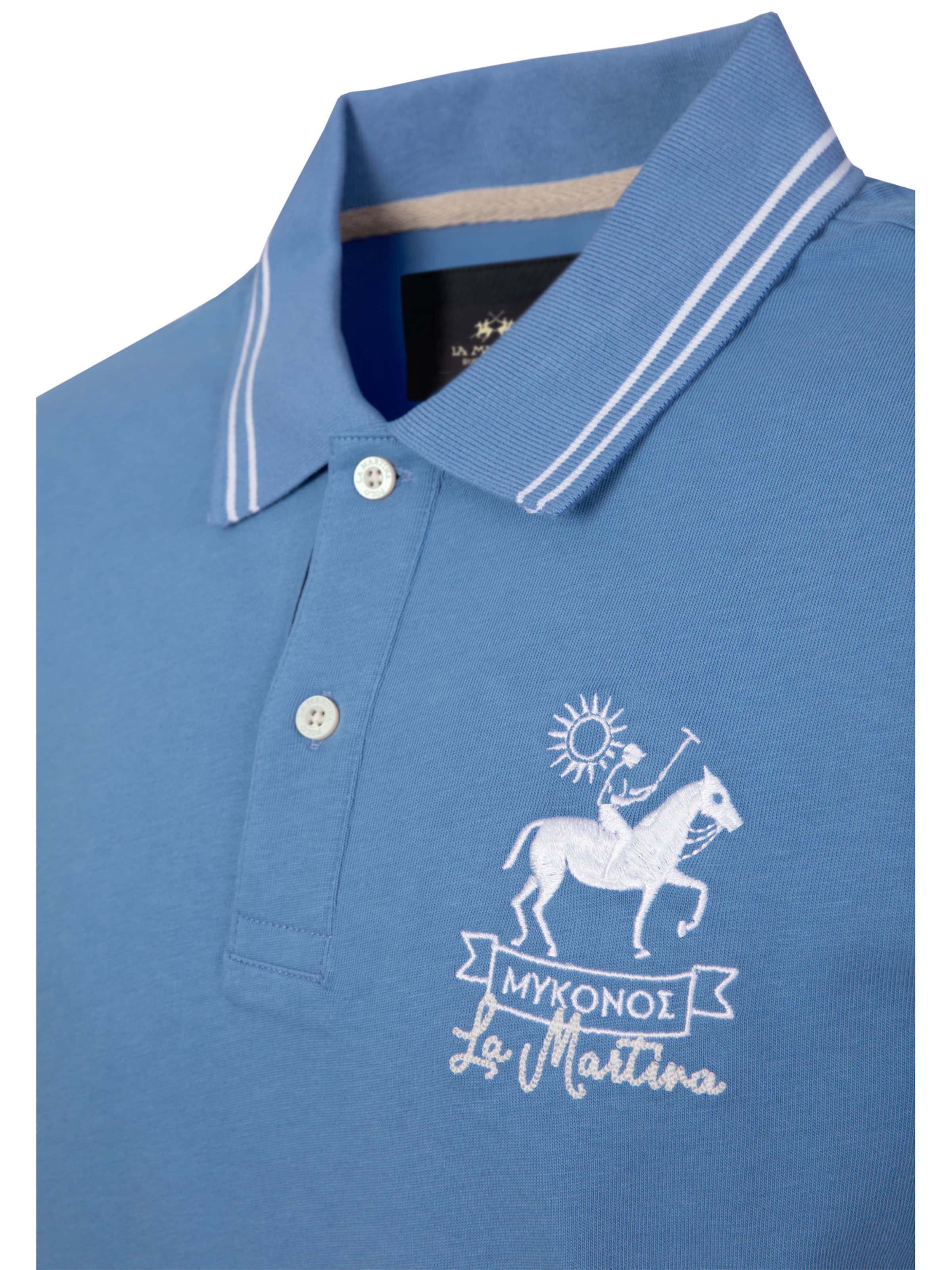 La Martina Poloshirt in Blau