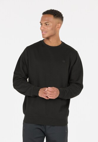 Cruz Sweatshirt 'Fultan' in Zwart: voorkant