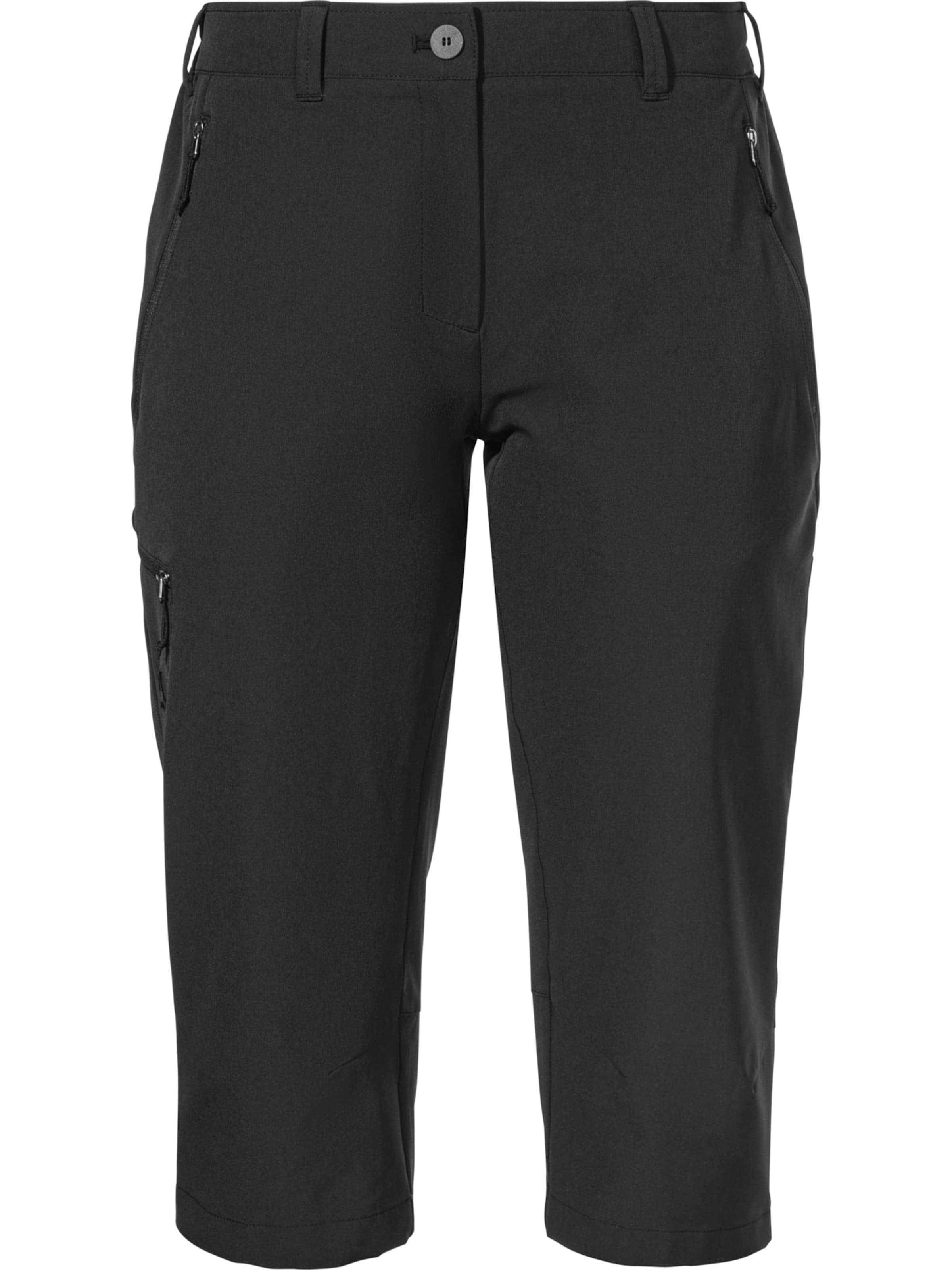 Schöffel Outdoor trousers in Black: front
