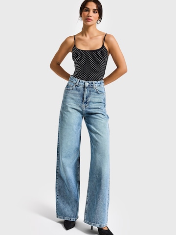 IT'S BASIC Wide leg Jeans 'Olea Wide High Rise Jeans' in Blue