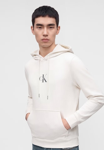 Calvin Klein Jeans Bluzka sportowa w kolorze biały: przód