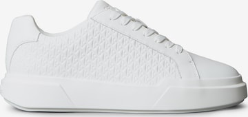 Baskets basses Calvin Klein Jeans en blanc : devant