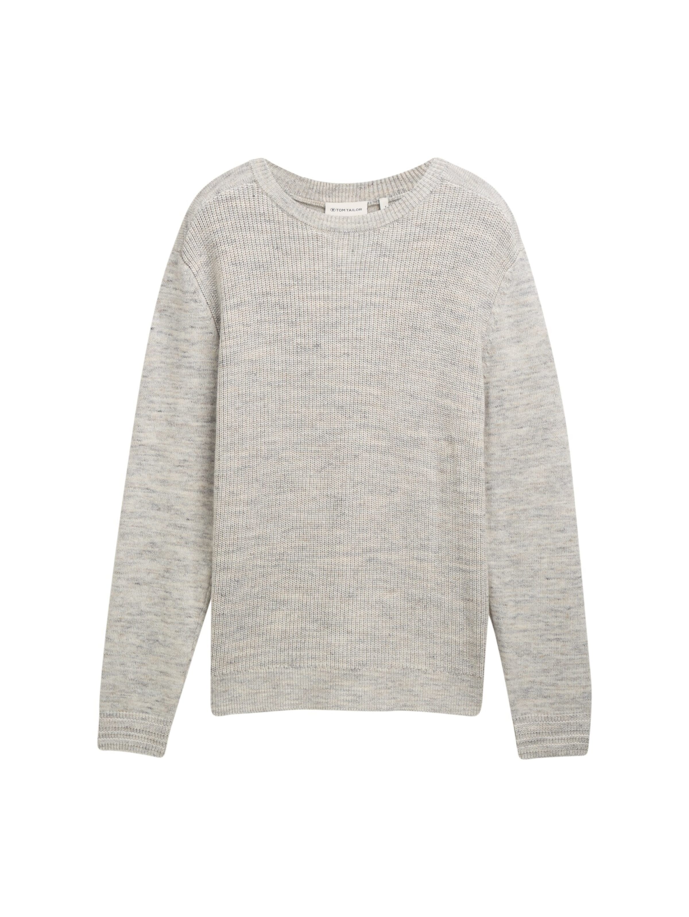 TOM TAILOR Pullover in Grau: Vorderseite