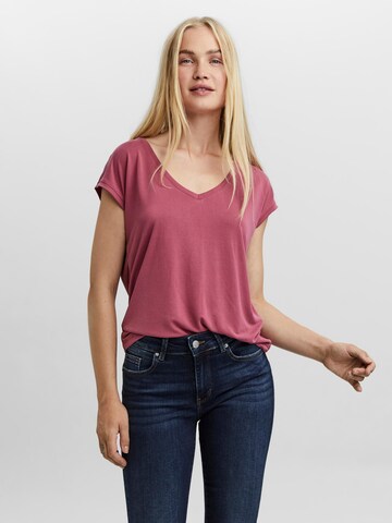 T-shirt 'Filli' VERO MODA en rose : devant