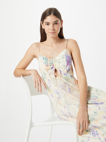 LEVI'S ® Obleka 'Nadira Cutout Dress' | bela barva