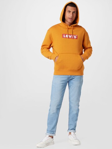 LEVI'S ® Regular Fit Sweatshirt 'Relaxed Graphic Hoodie' in Orange