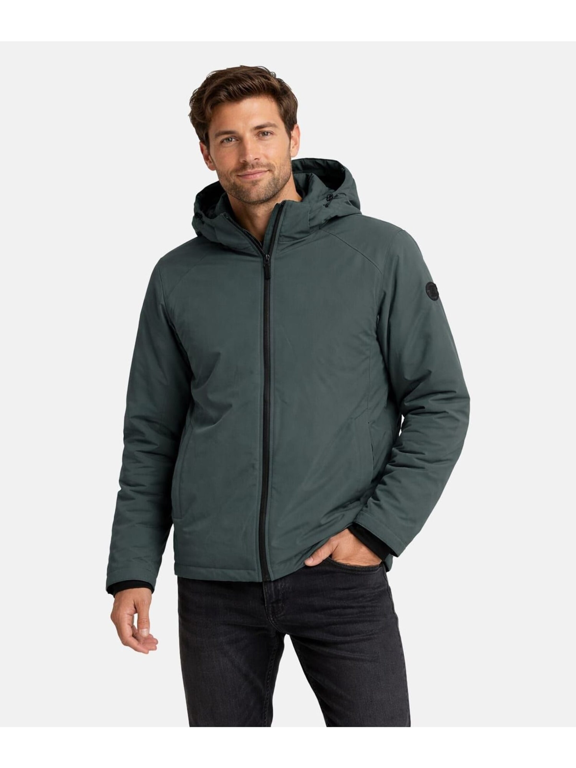 CARS Winterjas 'Howham' in Groen