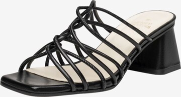 Henry Stevens Mules 'Harper SOS50' in Black: front