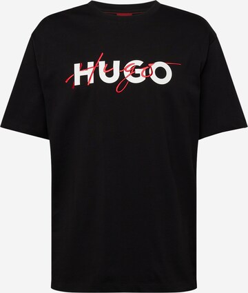 HUGO Shirt 'Dakaishi' in Zwart: voorkant