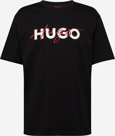HUGO T-Shirt 'Dakaishi' in blutrot / schwarz / weiß, Produktansicht
