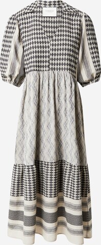 Summery Copenhagen Košilové šaty 'Sigga' – šedá: přední strana