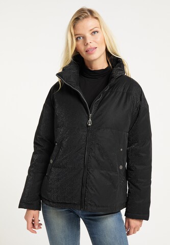 DreiMaster Vintage Winter Jacket in Black: front